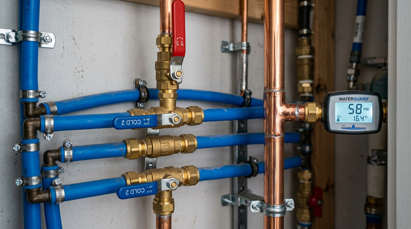 Uponor PEX-a Manifold Water Line Re-Piping